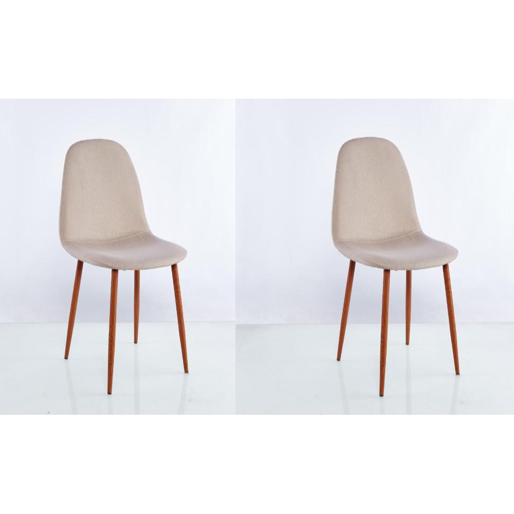 SILLAS CLÁSICAS CONCEPT X2, CAFÉ CLARO Y OSCURO, CON CÓMODO ESPALDAR