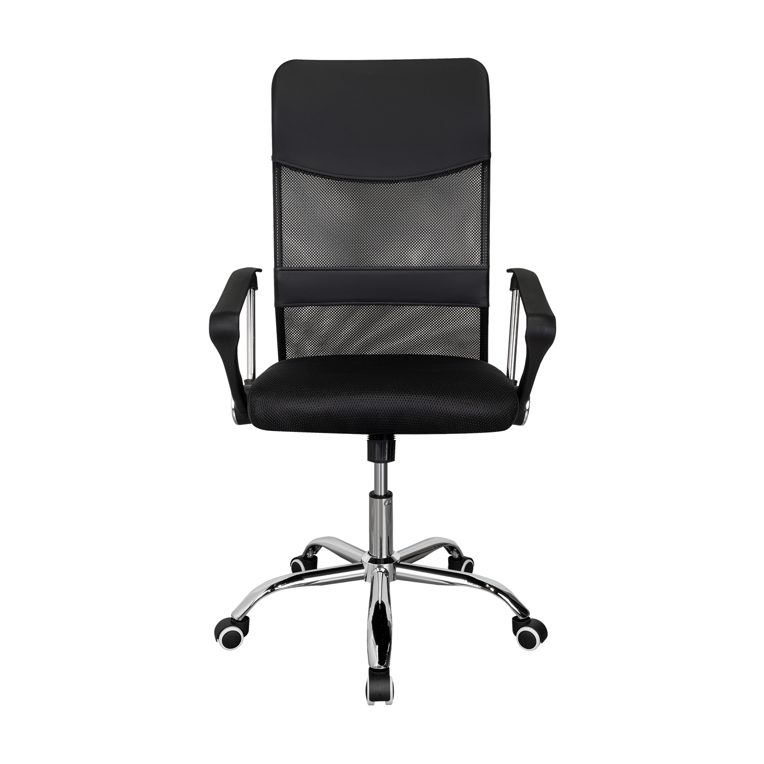 SILLA OFICINA X-50B, WENGUE, CON CÓMODO ESPALDAR Y RODACHINES