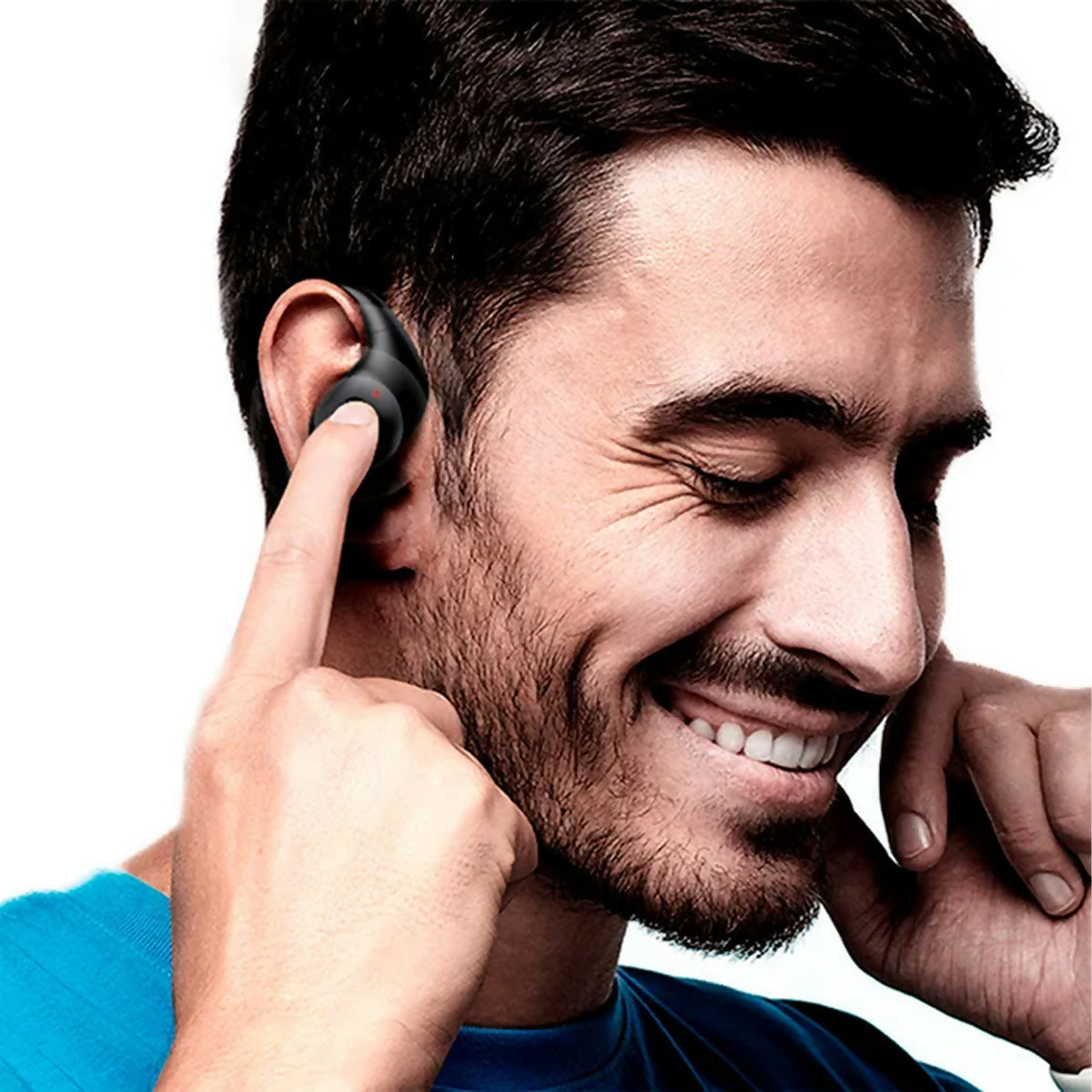 AURICULARES INALÁMBRICOS EARHOOK BT5.3 NEGRO (UG26)