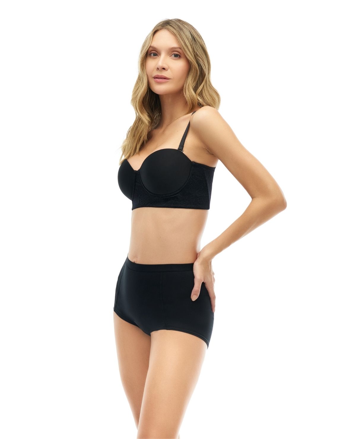 BRASIER STRAPLESS | COPAS REDONDEADAS | CON VARILLAS | BASE ANCHA | CON POWERNET | VARILLAS LATERALES