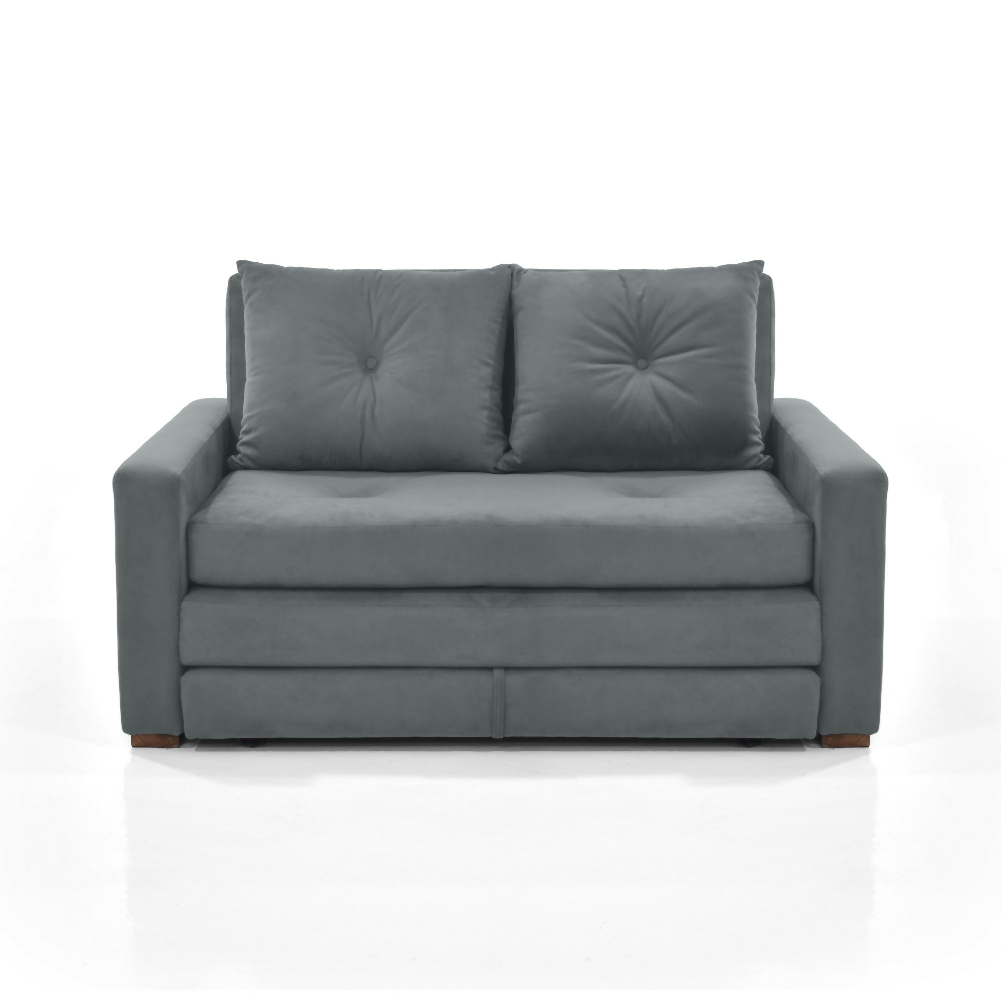 SOFA CAMA RECLINABLE TORINO 147X93X87 TELA GRIS