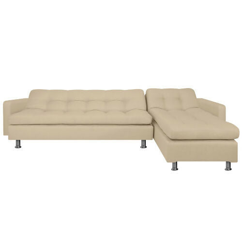 SOFA CAMA SOPHIE EN L ANTIFLUIDOS BEIGE