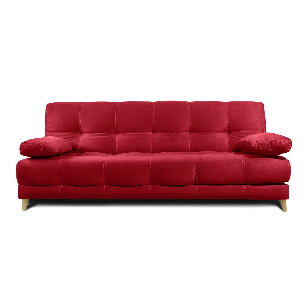 SOFACAMA MARTINS MULTIF 5 PSC 95X60X190 T.ROJO
