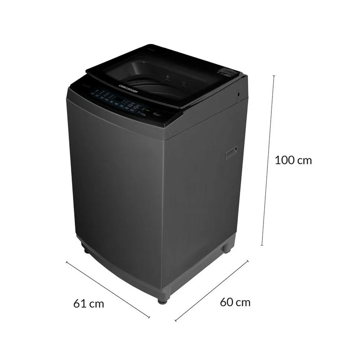 CHALLENGER LAVADORA AUTOMÁTICA CARGA SUPERIOR 18 KG (39 LB) CW 5718