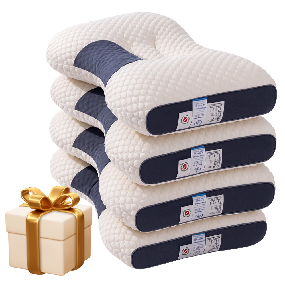 ALMOHADA ORTOPÉDICA COJÍN CERVICAL DESCANSO PACK 4 + REGALO