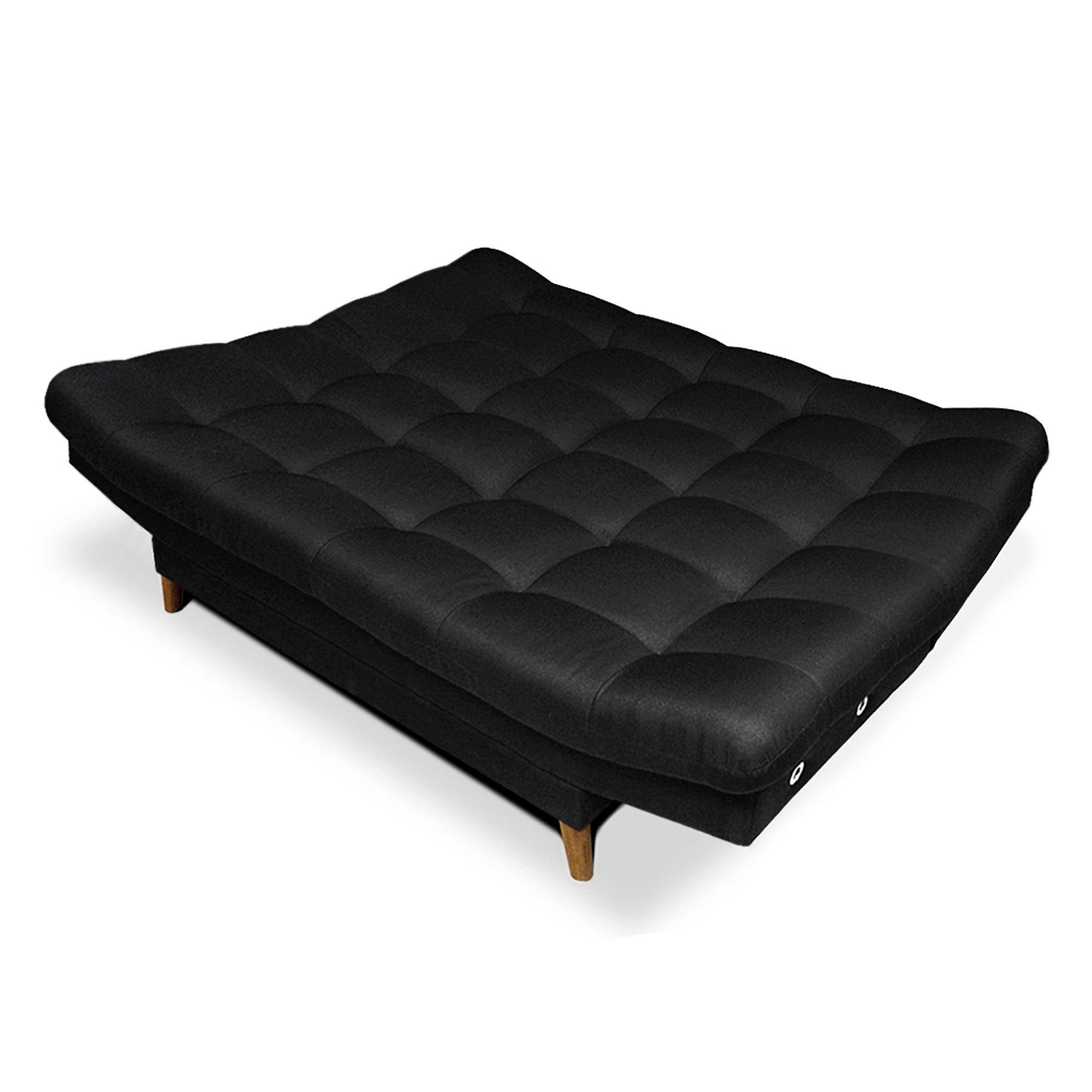 SOFACAMA CARVALLO LUX 3PSC 100X60X185 TEL NEGRO