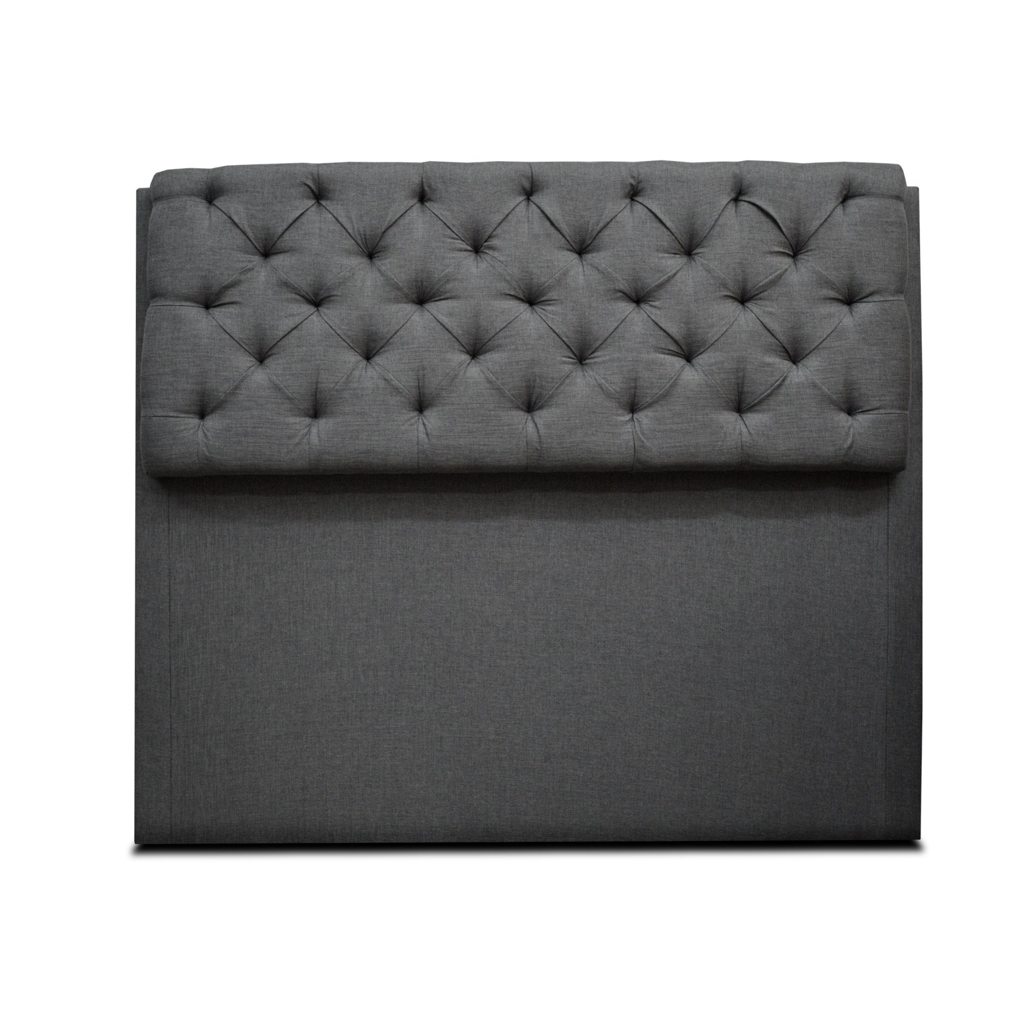 CABECERO DREAMER DE PISO LINO 120X120 GRIS