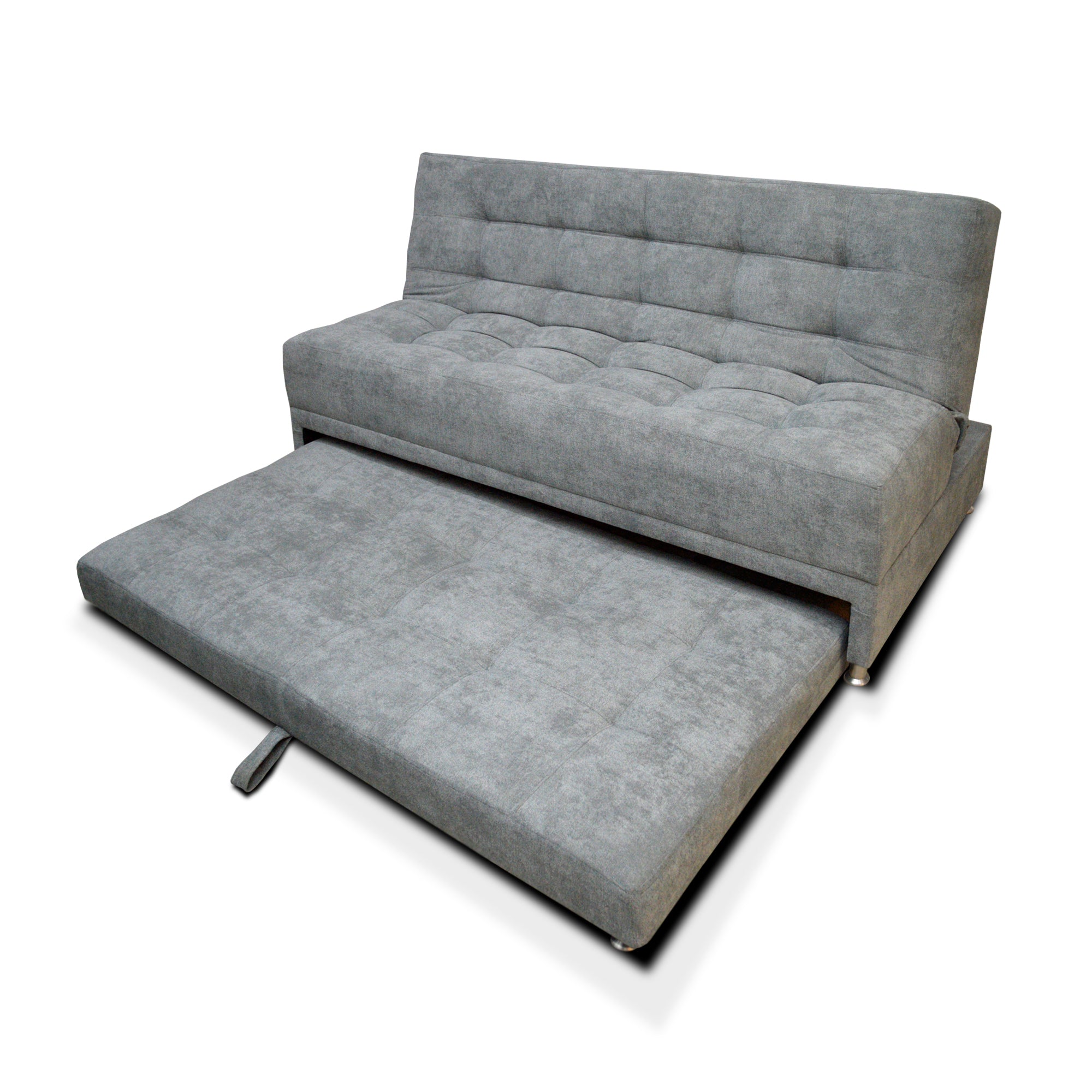 SOFÁ CAMA TARIMA BROOKE TELA 95X60X190 GRIS