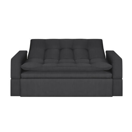 SOFA CAMA ETHEL ANTIFLUIDOS GRIS OSCURO