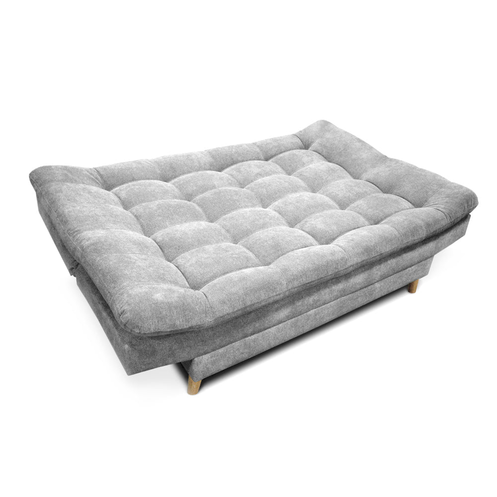 SOFÁ CAMA CARVALLO LUX 3 POSICIONES TELA GRIS