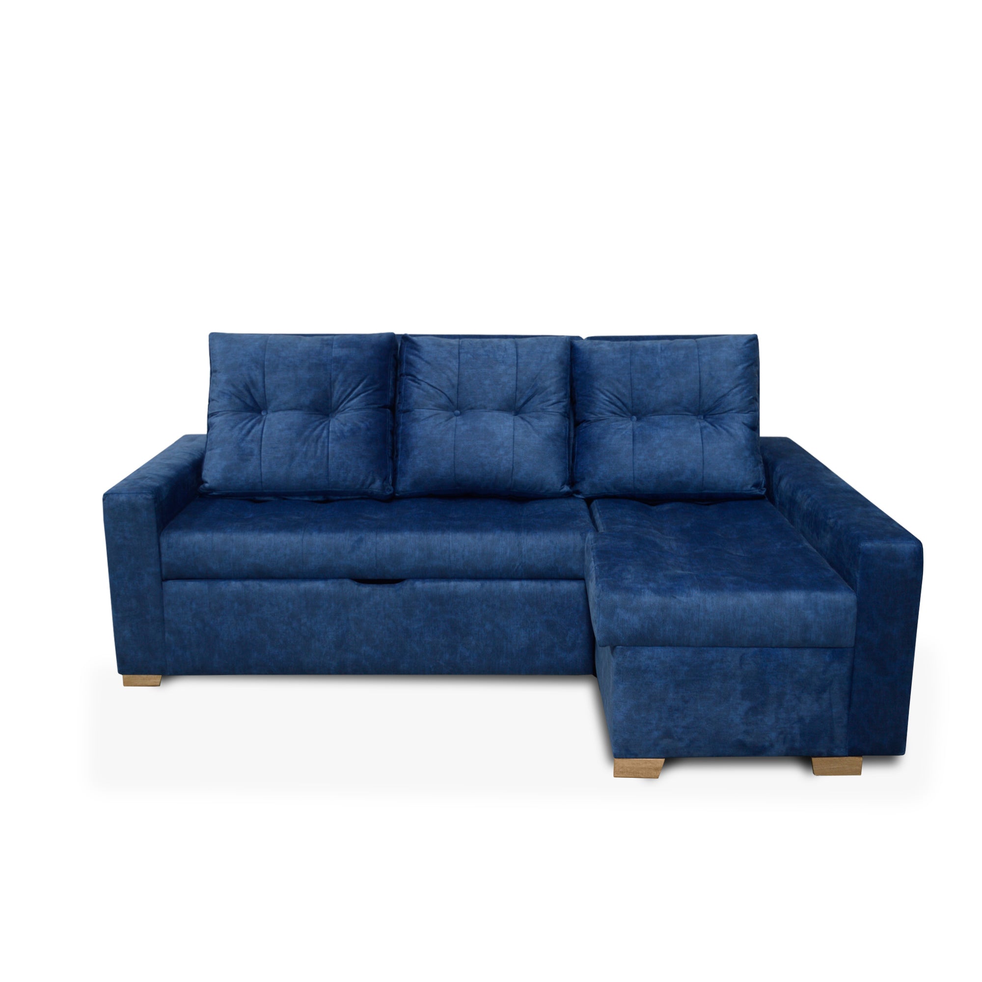ESQUINERO SOFACAMA CARSON 228 X 102 TELA AZUL