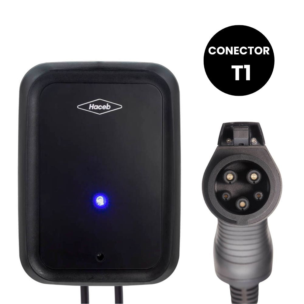 Cargador De Pared Para Carros Eléctricos Tipo Americano (T1) F2 220v 7,5kw