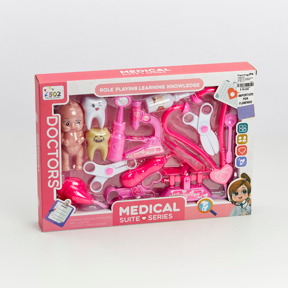 KIT MEDICO ROSADO