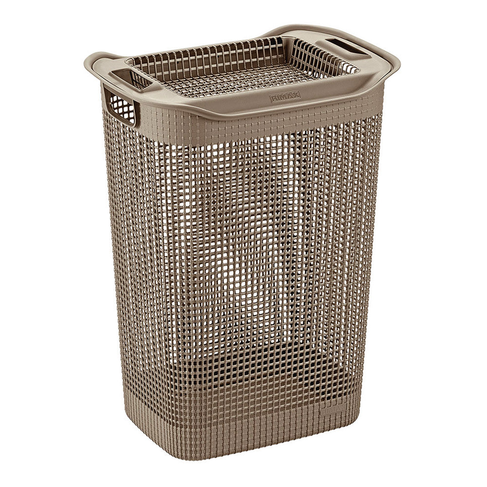 Cesta Para Ropa Linum Con Tejido Premium Mocca