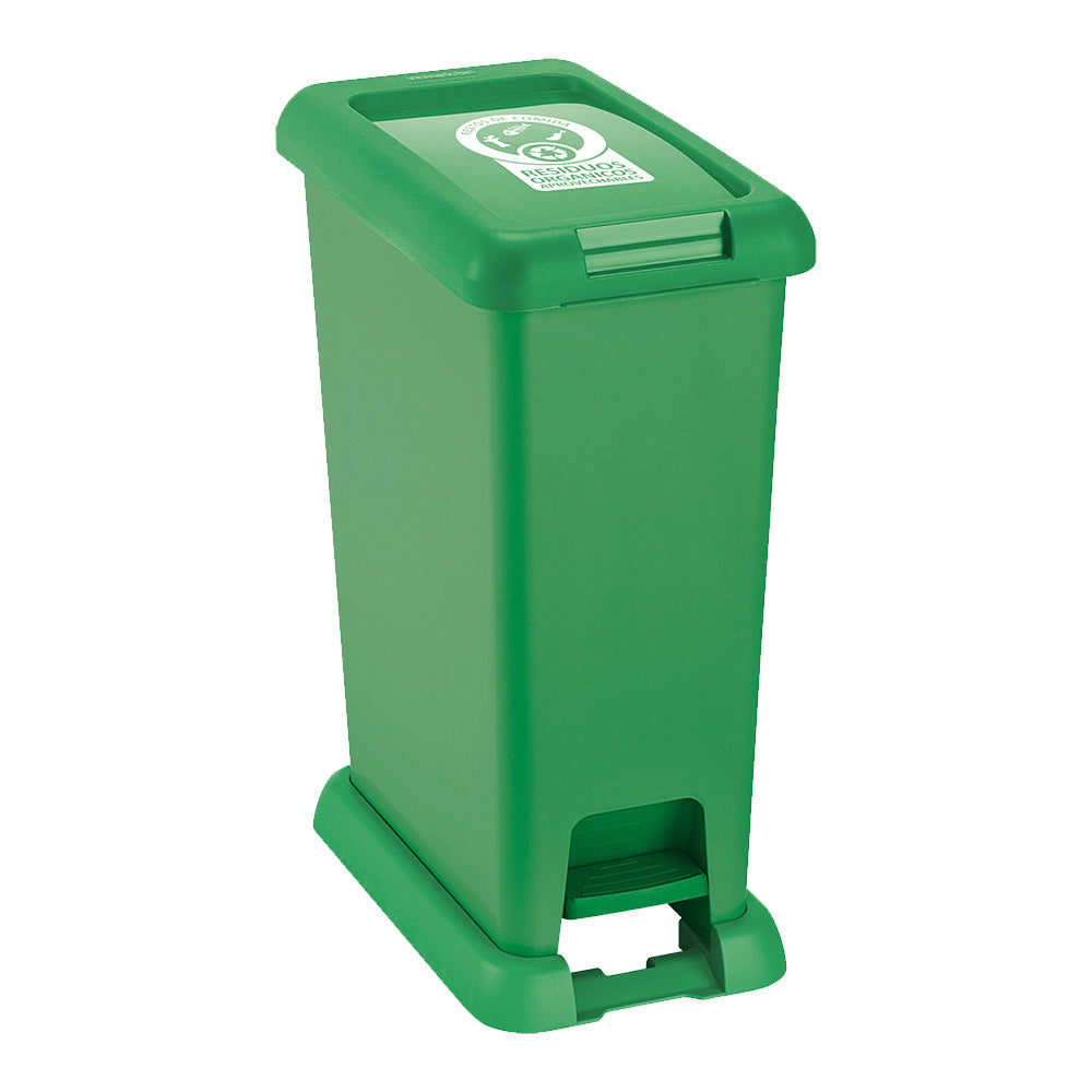 Basurero Pedal 35 Litros Verde