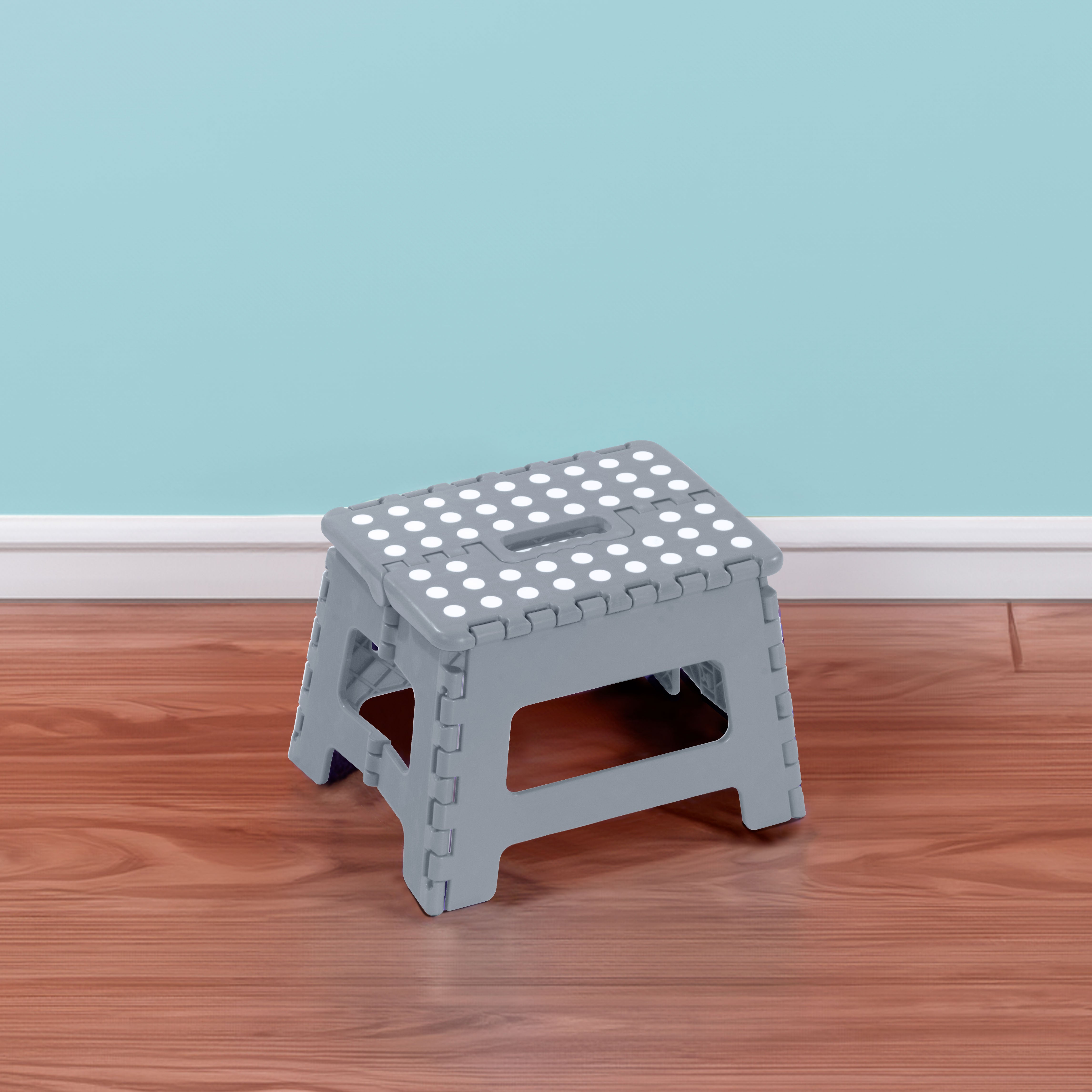 Butaco Plegable Pequeño Gris