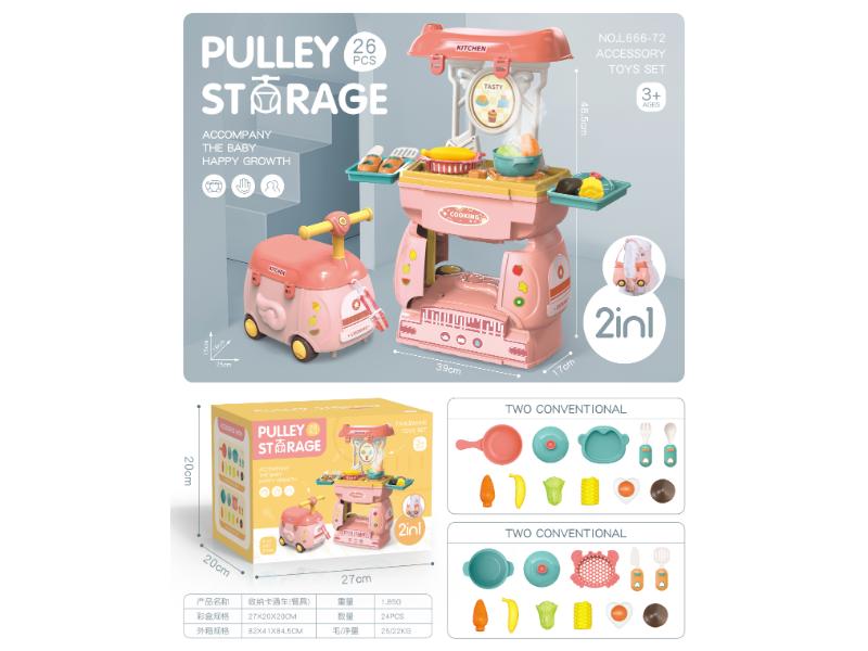 CARRITO-SET DE COCINA
