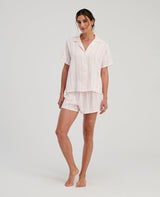 PIJAMA DE SHORT | MANGA CORTA | CON BOTONES