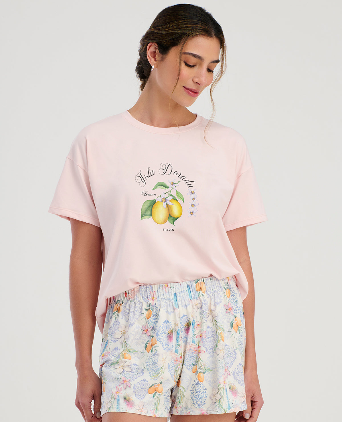 PIJAMA DE SHORT | MANGA CORTA |ESTAMPADO