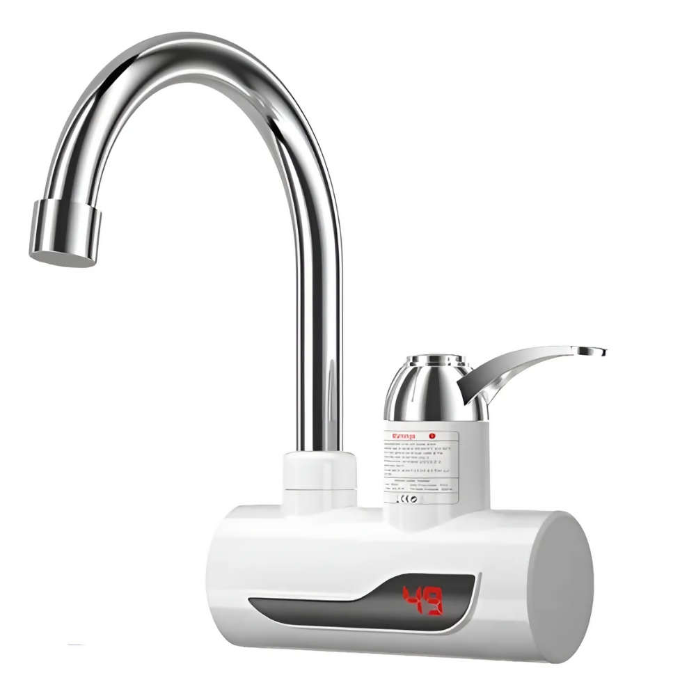 GRIFO LLAVE CALENTADOR AGUA ELÉCTRICO FRÍO CALIENTE COCINA 220V
