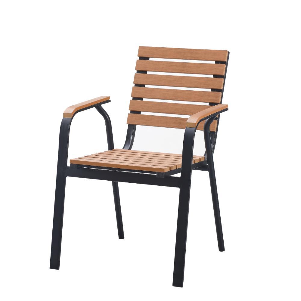 SILLAS COMEDOR EXTERIOR RAPEL, AMARILLO Y NEGRO, CON CÓMODO ESPALDAR X4