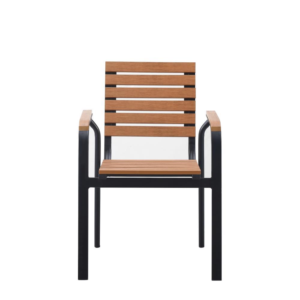 SILLAS COMEDOR EXTERIOR RAPEL, AMARILLO Y NEGRO, CON CÓMODO ESPALDAR