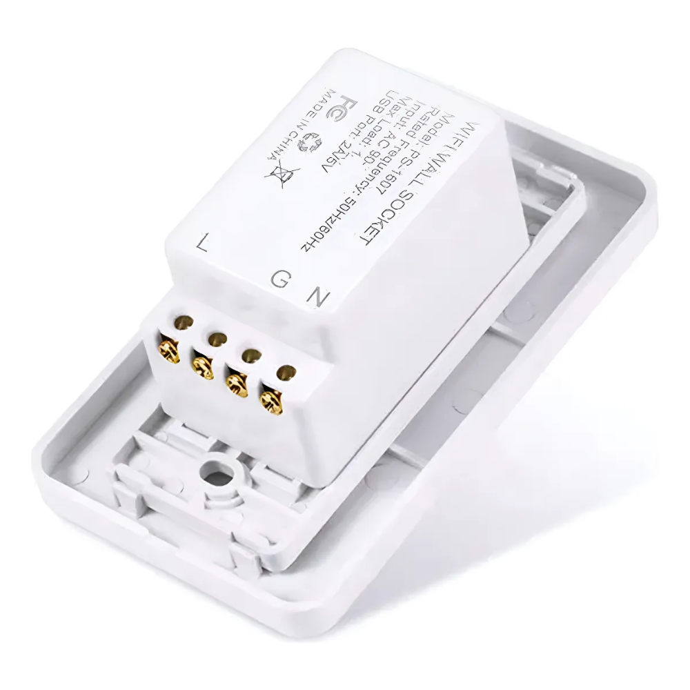 TOMA CORRIENTE DOBLE INTELIGENTE WIFI APP ALEXA GOOGLE HOME