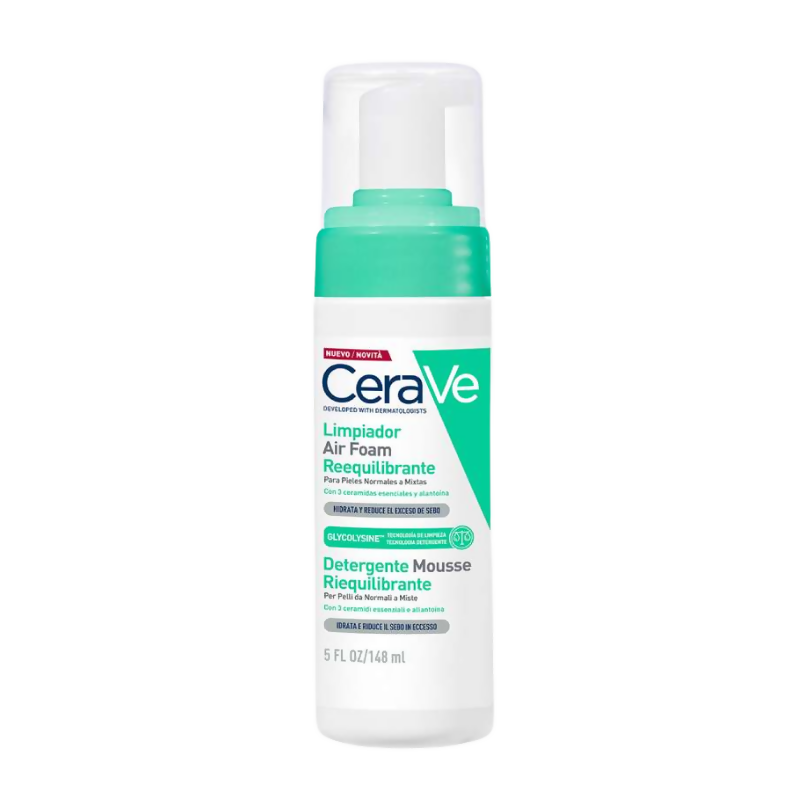 CERAVE LIMPIADOR AIR FOAM REEQUILIBRANTE X 148ML