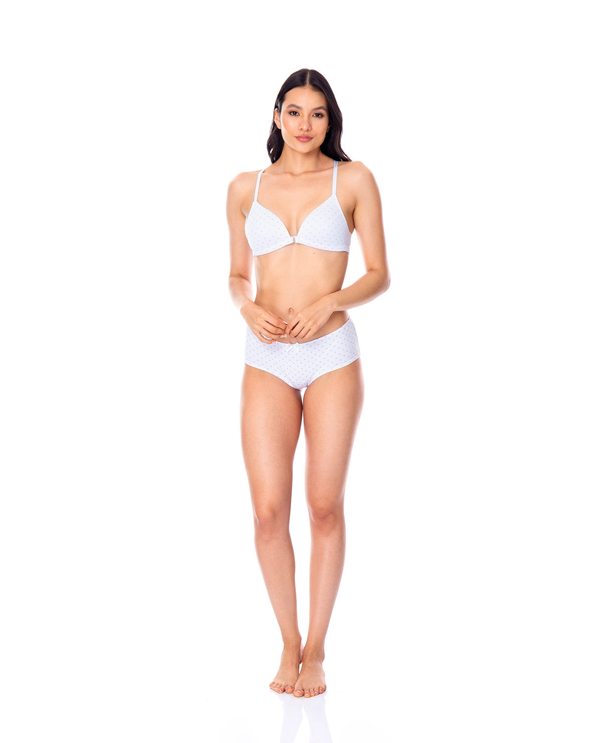 BRASIER REALCE NATURAL | SILUETA TRIANGULAR | SIN ARCOS | ESCOTE DEFINIDO | BROCHE FRONTAL_ REF: 33700