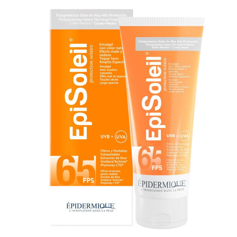 EPISOLEIL FOTOPROTECTOR SOLAR TONO NEUTRO FPS 65+ X 70G