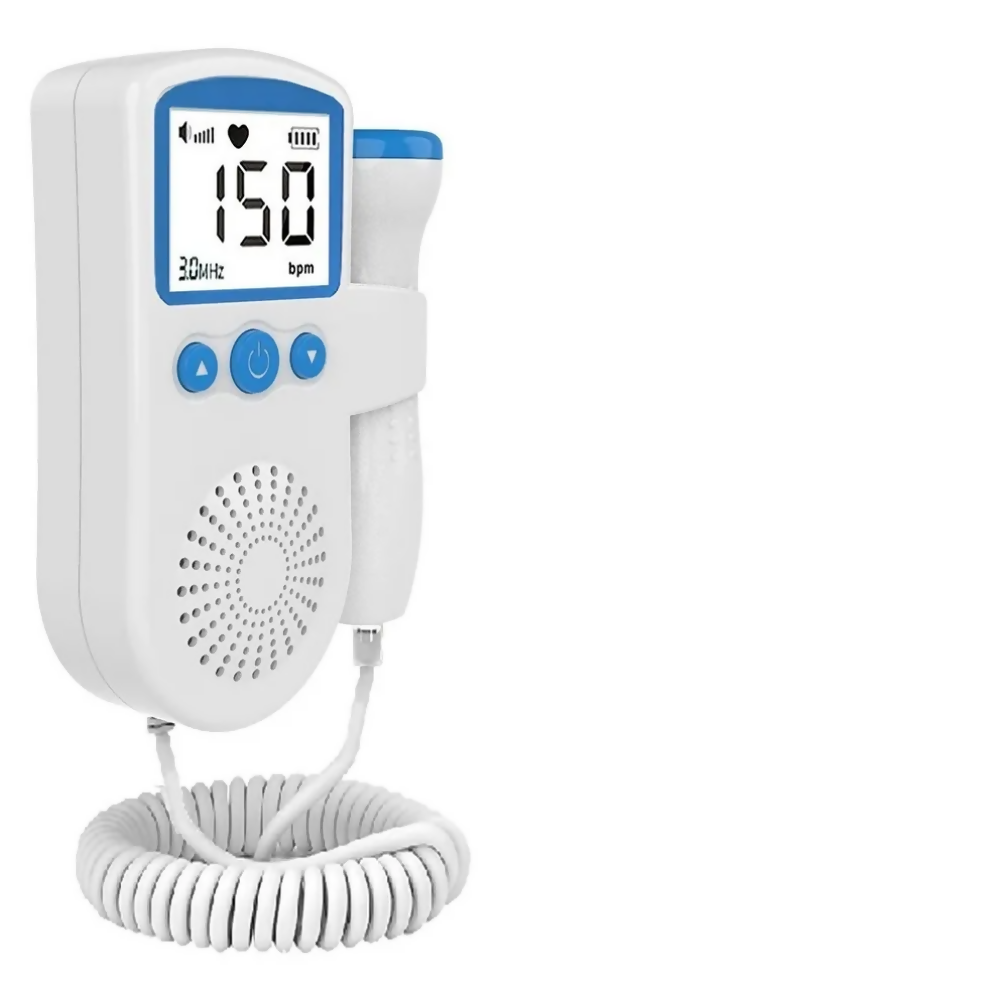 PULSÓMETRO DOPPLER PARA BEBÉS Y EMBARAZADAS COLOR AZUL