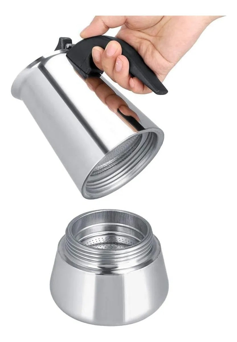 SET X4 UTENSILIOS ALIADA ESPRESSO MAKER ACERO QUIRURGICO 9 TAZAS