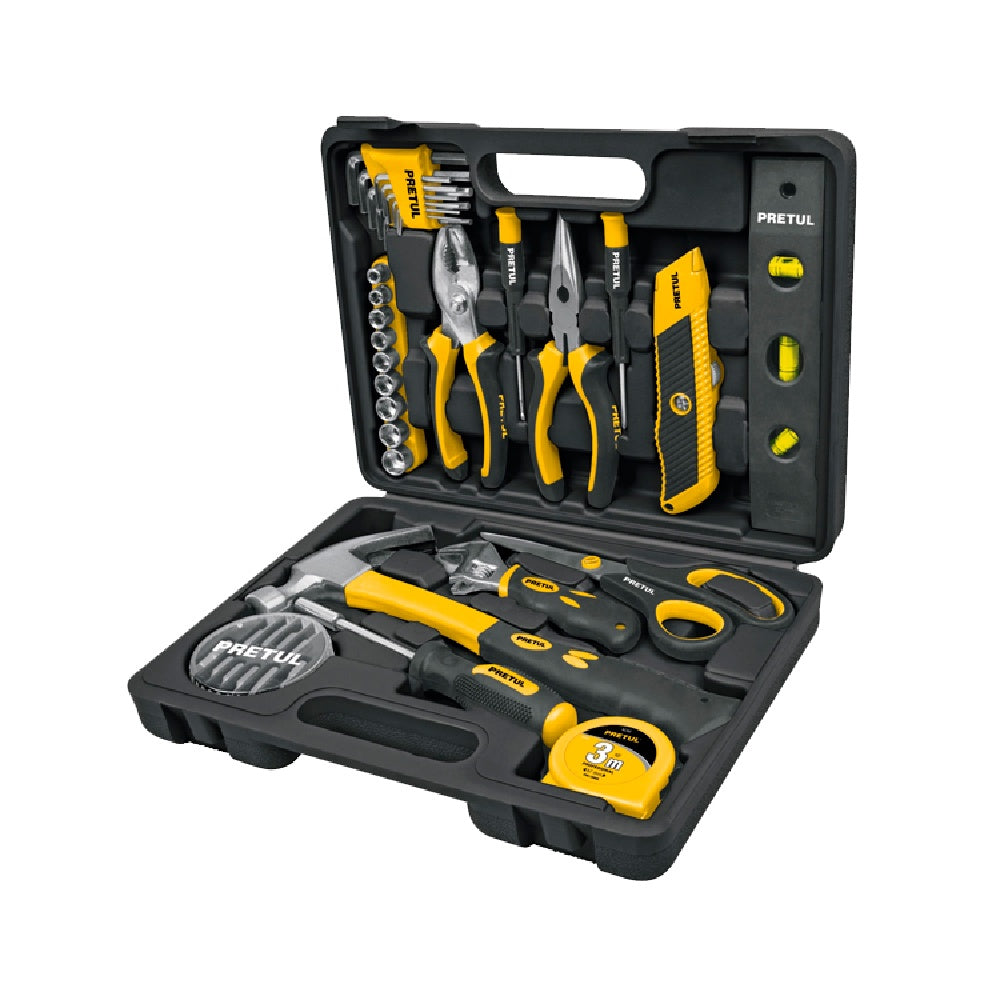 JUEGO DE 42 HERRAMIENTAS COMFORT GRIP, PRETUL