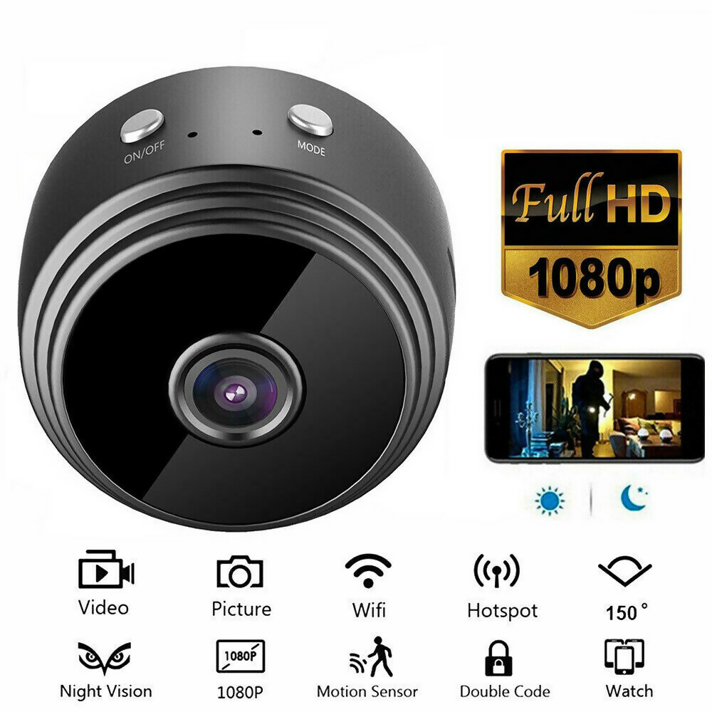 CAMARA MINI ESPÍA IP WIFI MONITOREO EN TIEMPO REAL MICRÓFONO