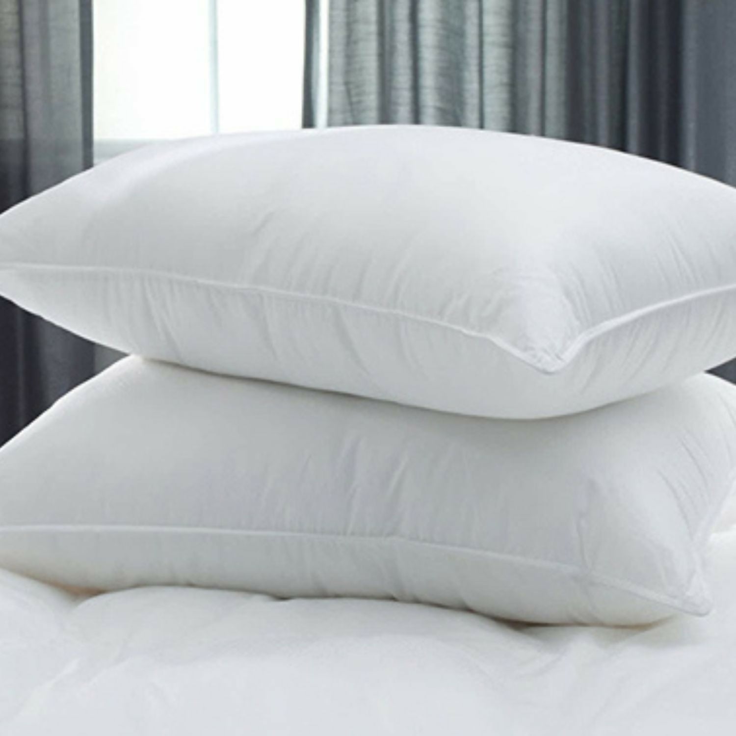 Almohada siliconada con funda 45x65cm Set x2