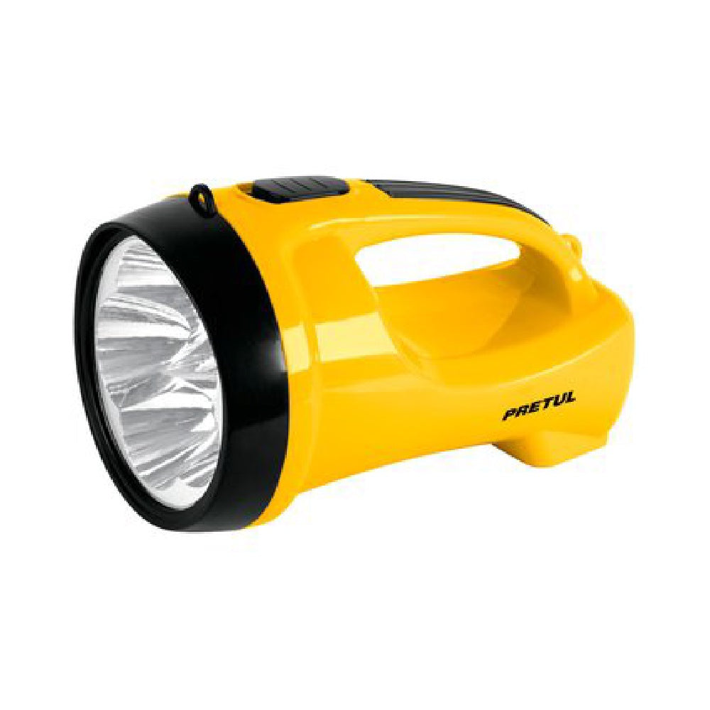 LINTERNA REFLECTORA 5 LEDS 200 LM RECARGABLE, PRETUL