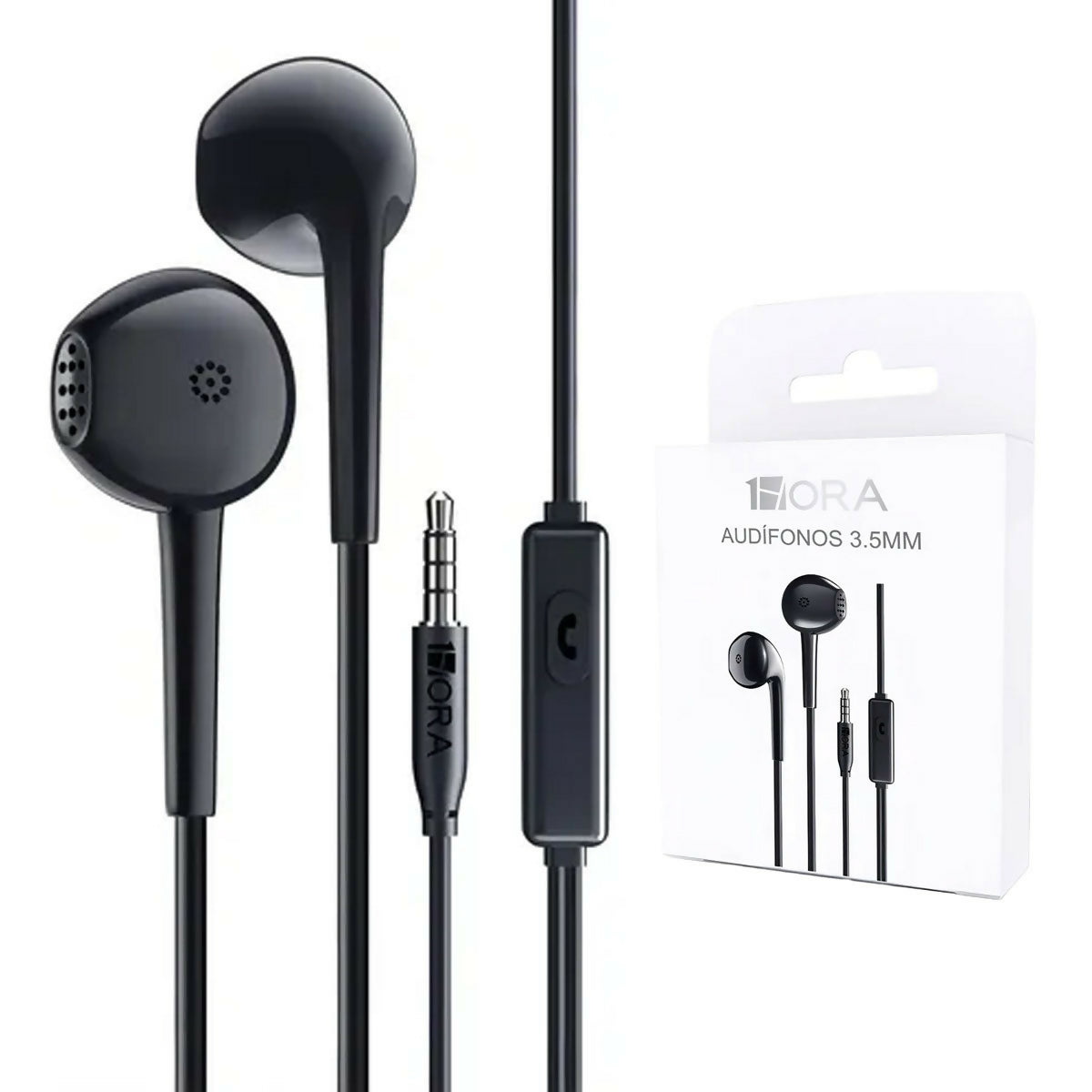 AUDÍFONOS ALÁMBRICOS AUT117 NEGRO