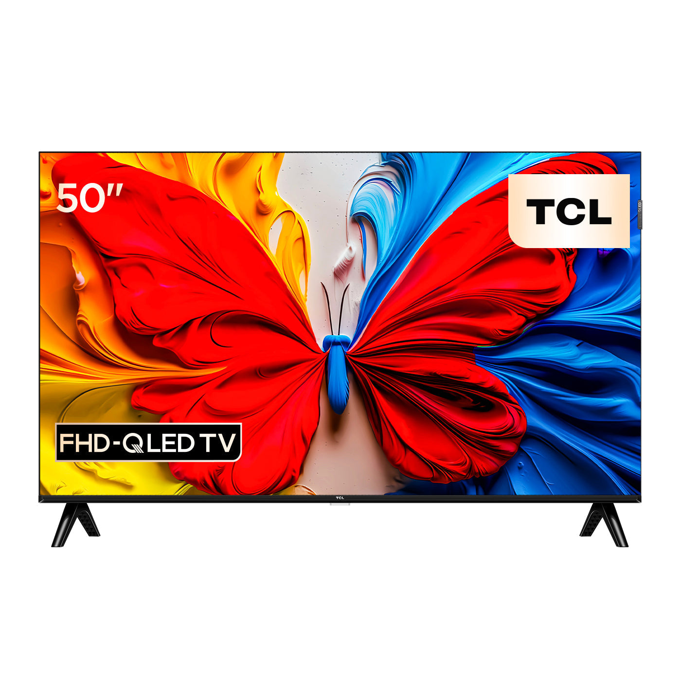 Televisor TCL 50" S5K FHD QLED, Negro