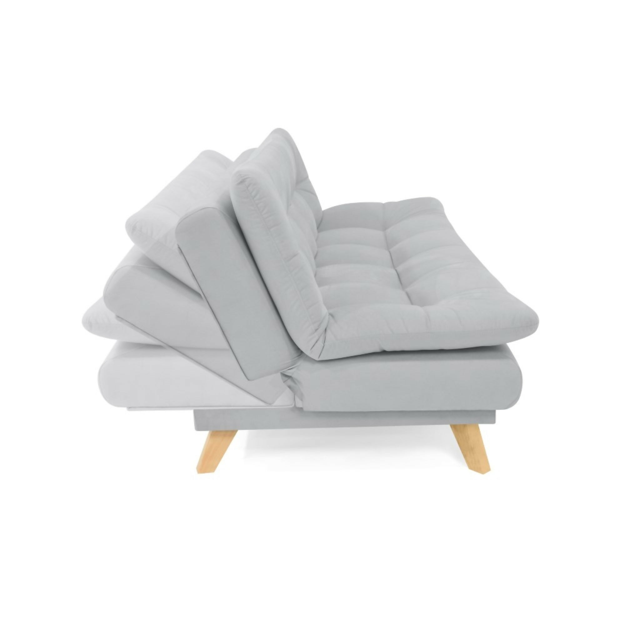 SOFA CAMA RECLINABLE MUNICH 180X90X85 TELA PLATA