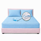 Combo protector colchon sencillo antifluido 100x190cm