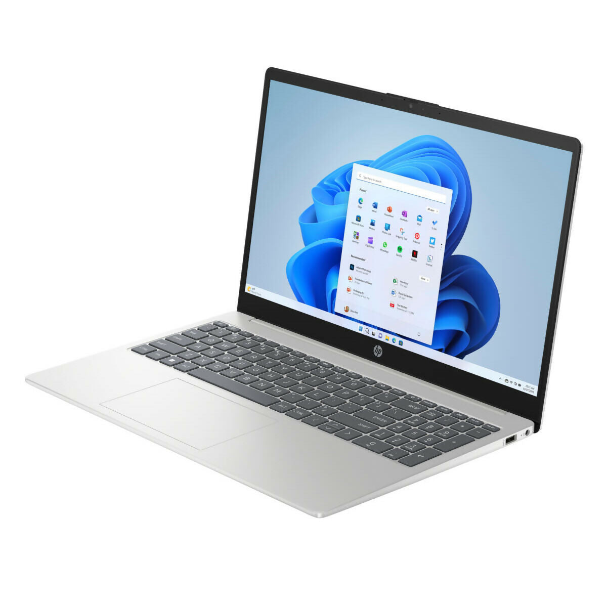 PORTATIL HP 15-FD0113 15.6" FHD I3-N305 8GB 128GB WIN 11 NATURAL SILVER