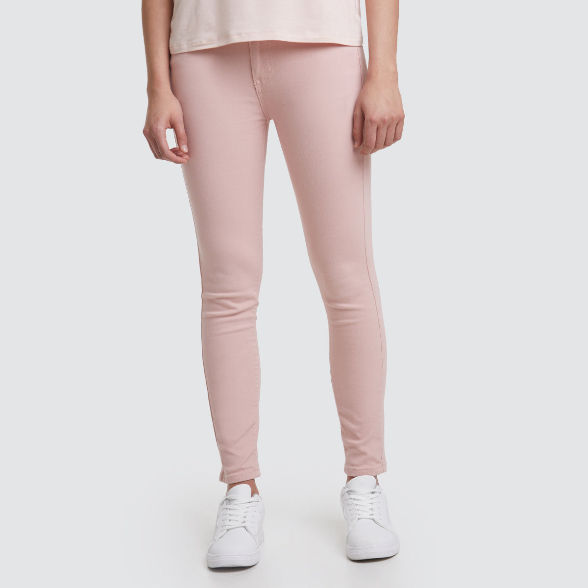 PANTALON DE MUJER DRIL UNICOLOR 5 BOLSILLOS 40070311