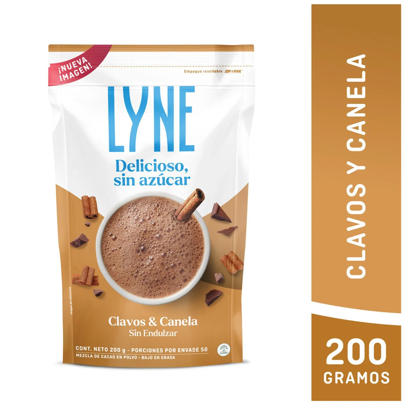 CHOCOLATE  CLAVOS Y CANELA 200GR