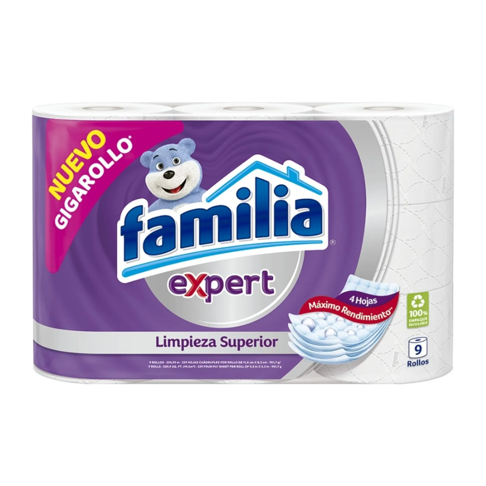 PAP.HIG. FAMILIA EXPERT *9UND 26MT