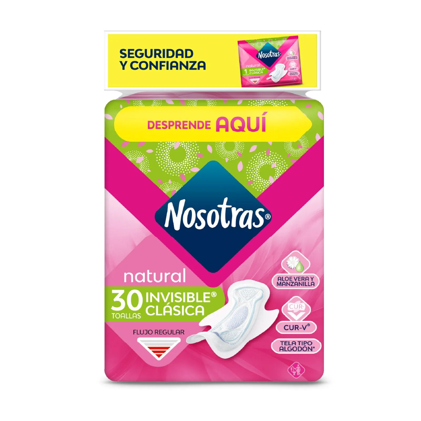 TOALLA HIGIENICA INVISIBLE CLASICA 11116