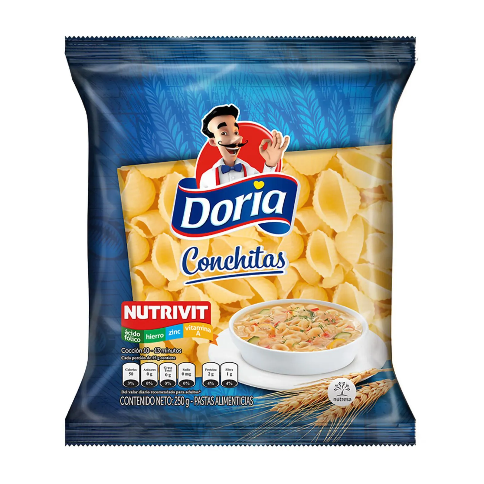 PASTA  CONCHITAS 250 GR