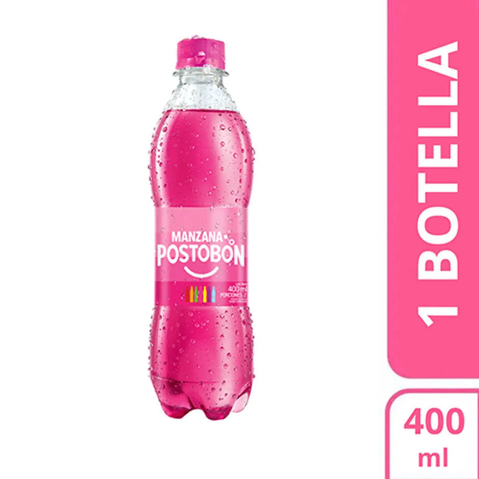 GASEOSA MANZANA PET 400ML