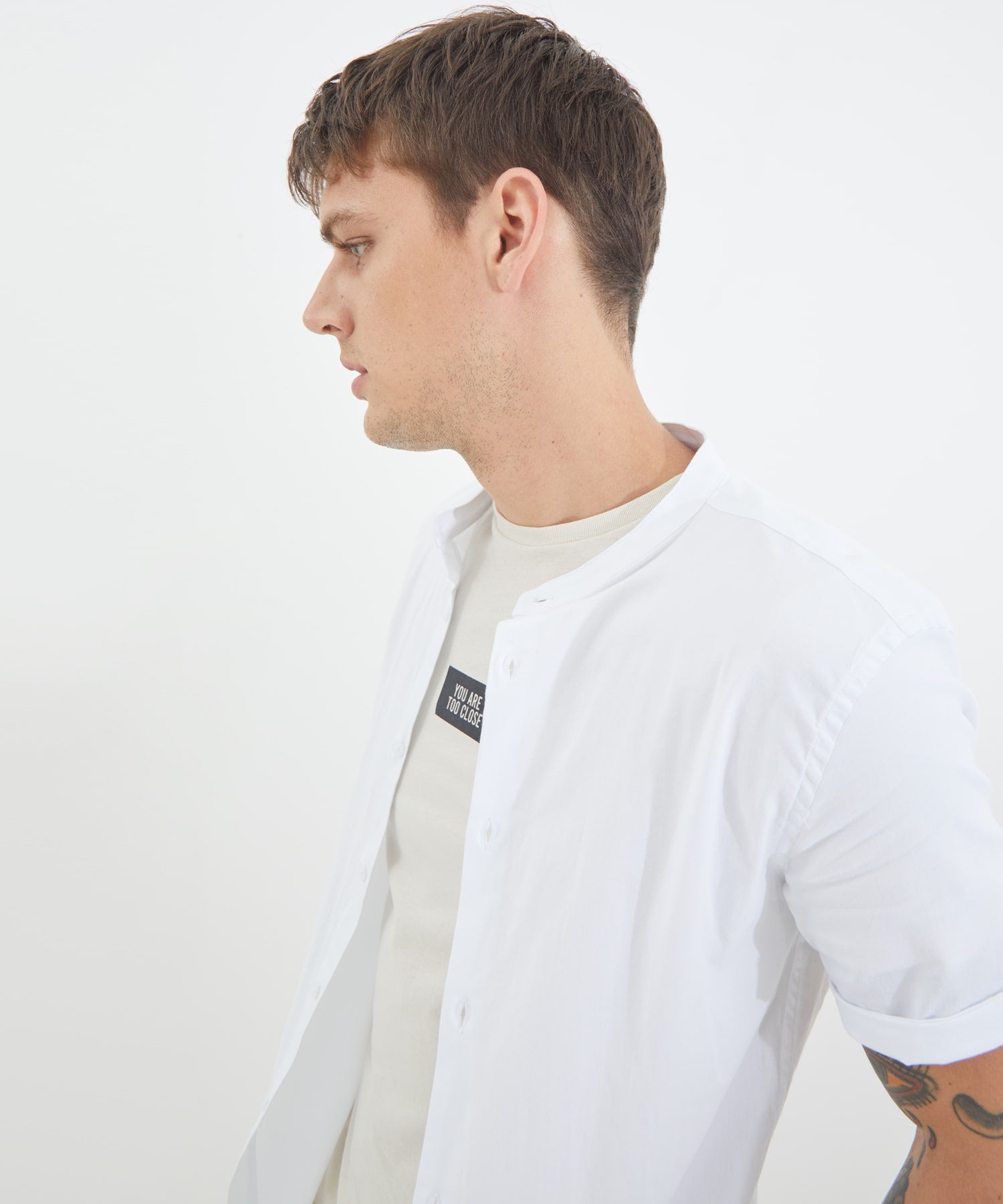 CAMISA M/C CUELLO NERU FE 45011328