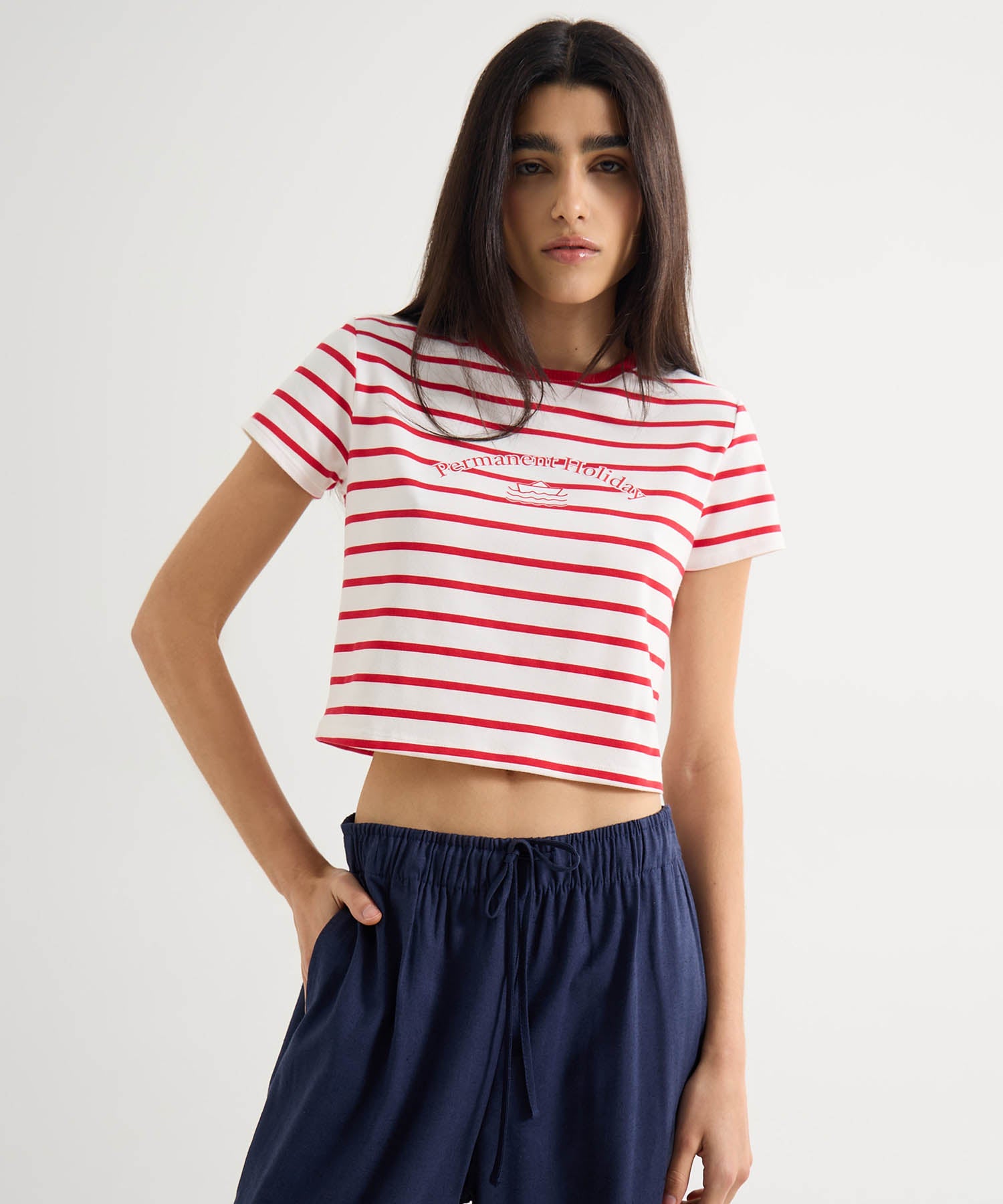 CAMISETA MANGA CORTA CUELLO REDONDO 28096291