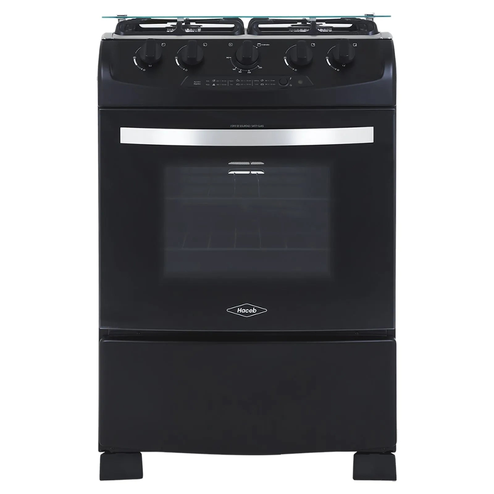 Estufa Orégano Haceb 60-VF Gas Natural Negro